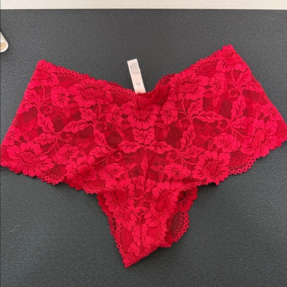 Victoria's Secret Vibrant Red Lace Panties circa 2002 - Picture 1 of 3